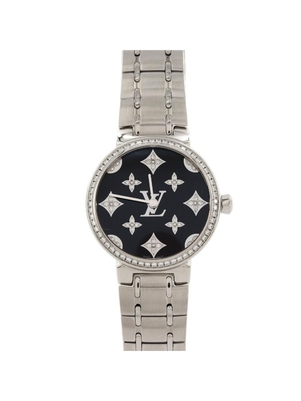 Louis Vuitton Tambour Slim D SS Quartz Watch